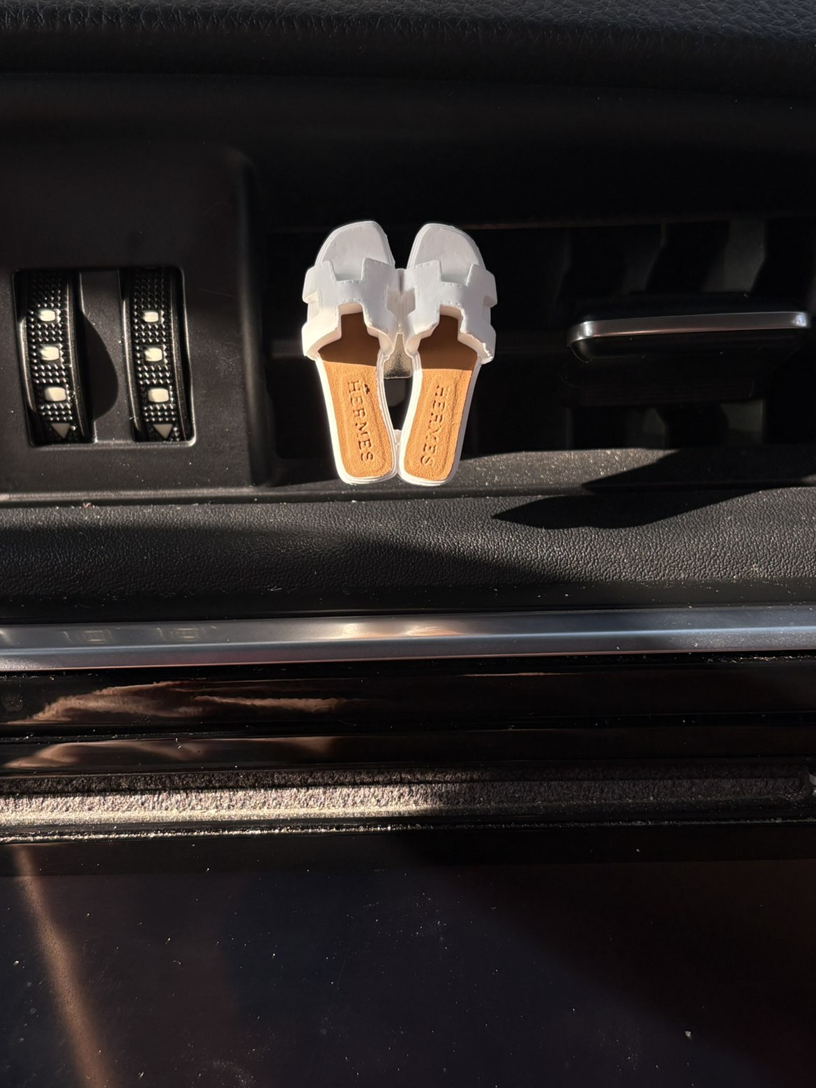 Hermes claquettes blanche